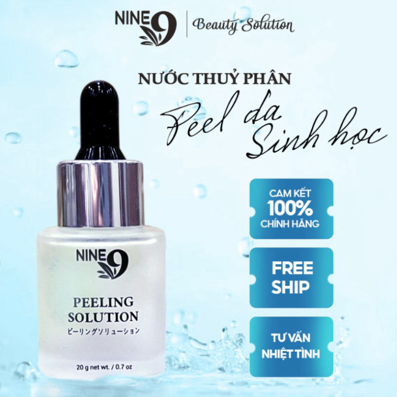 Thủy phân peel da Nine 9 20ml tái tạo da thay da sinh học hiệu quả an toàn