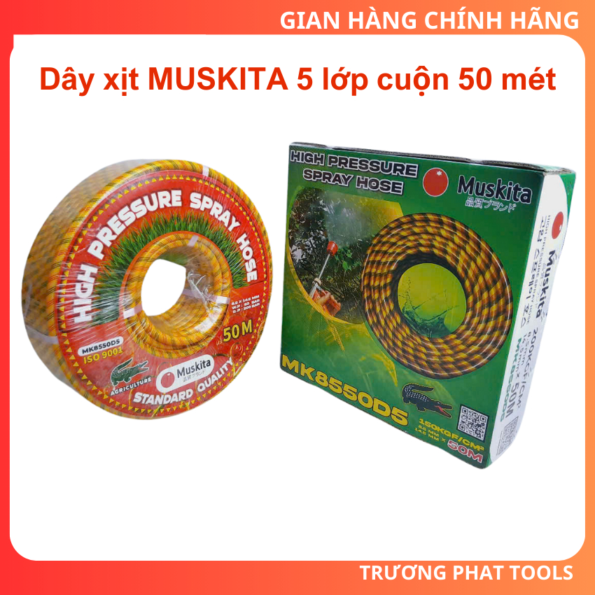 Dây xịt MUSKITA 5 lớp cuộn 50 mét