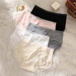 Sét 10 Quần lót nữ su tơ, có pha viền ren mềm mướt, mặc nhẹ, mát, thoáng Yuki store 408