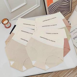 QL16- Combo ̀5c Quần Lót Su Lạnh Không Viền Cạp Cao Có Lớp Đáy Cotton thon gọn hông  Nữ