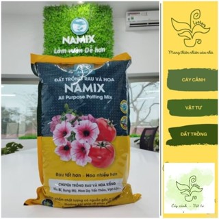  Đất Trồng Cây Hoa Kiểng Đất Trộn Trồng Rau Namix và Sfarm túi 5Dm3 tiện lợi 