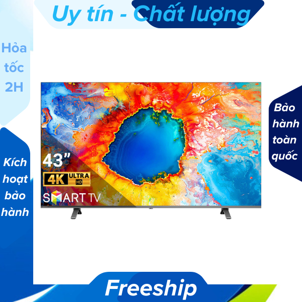 [Hỏa Tốc HN] Smart Tivi Toshiba 4K 43 Inch 43E330NP