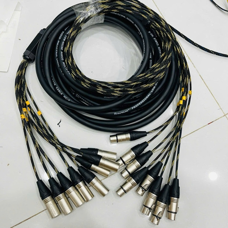 Bộ cap line trồng drum đèn 8line full bộ dài 10-15-20m