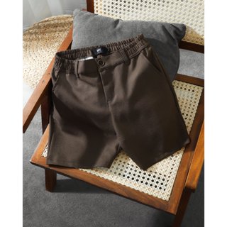 Quần short nam vải Linen MK CLEVER cạp chun thoáng mát trẻ trung năng động, form trên gối mặc hàng ngày