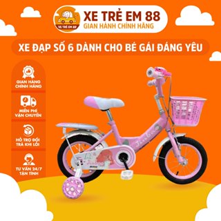 Xe Đạp Số 6 Nữ Đủ Màu Cho Bé Từ 2 Đến 6 Tuổi Đồ Chơi