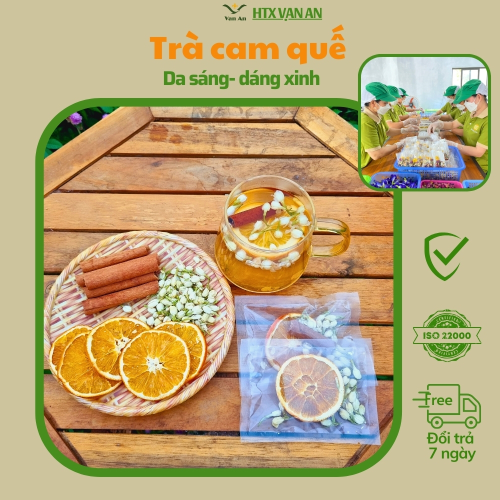 (GIÁ SỈ 50 GÓI) TRÀ CAM QUẾ TÁO ĐỎ