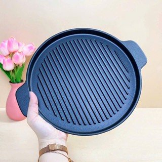 CHẢO GANG NƯỚNG, Chiên Bò Bít Tết Chống Dính Vân Sóng 24cm
