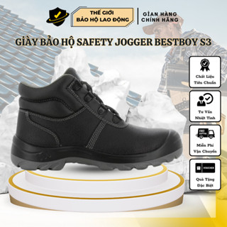 [CHÍNH HÃNG] Giày Bảo Hộ Safety Jogger Bestboy S3 - Da Thật, Chống Thấm Nước, Chống Hóa Chất, Trượt