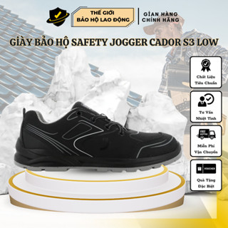 [CHÍNH HÃNG] Giày Bảo Hộ Safety Jogger Cador S3 Low - Siêu Nhẹ, Chống Dập Ngón, Chống Trơn Trượt