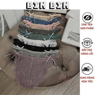 Combo 10 quần lót Nữ ren sexy, mêm mại dây 2 bên khuyết eo 2824