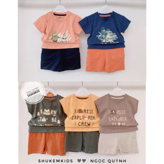 [Uala rogo ] Bộ cộc tay sợi tre peptit UALA ROGO mềm mại