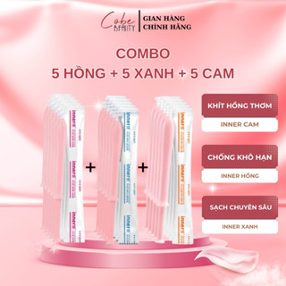 [5 cam + 5 hồng + 5 xanh] Đũa Thần Inner Gel Dưỡng Vùng Kín WETTRUST INNERGARM Disposable Multicare Essence Gel
