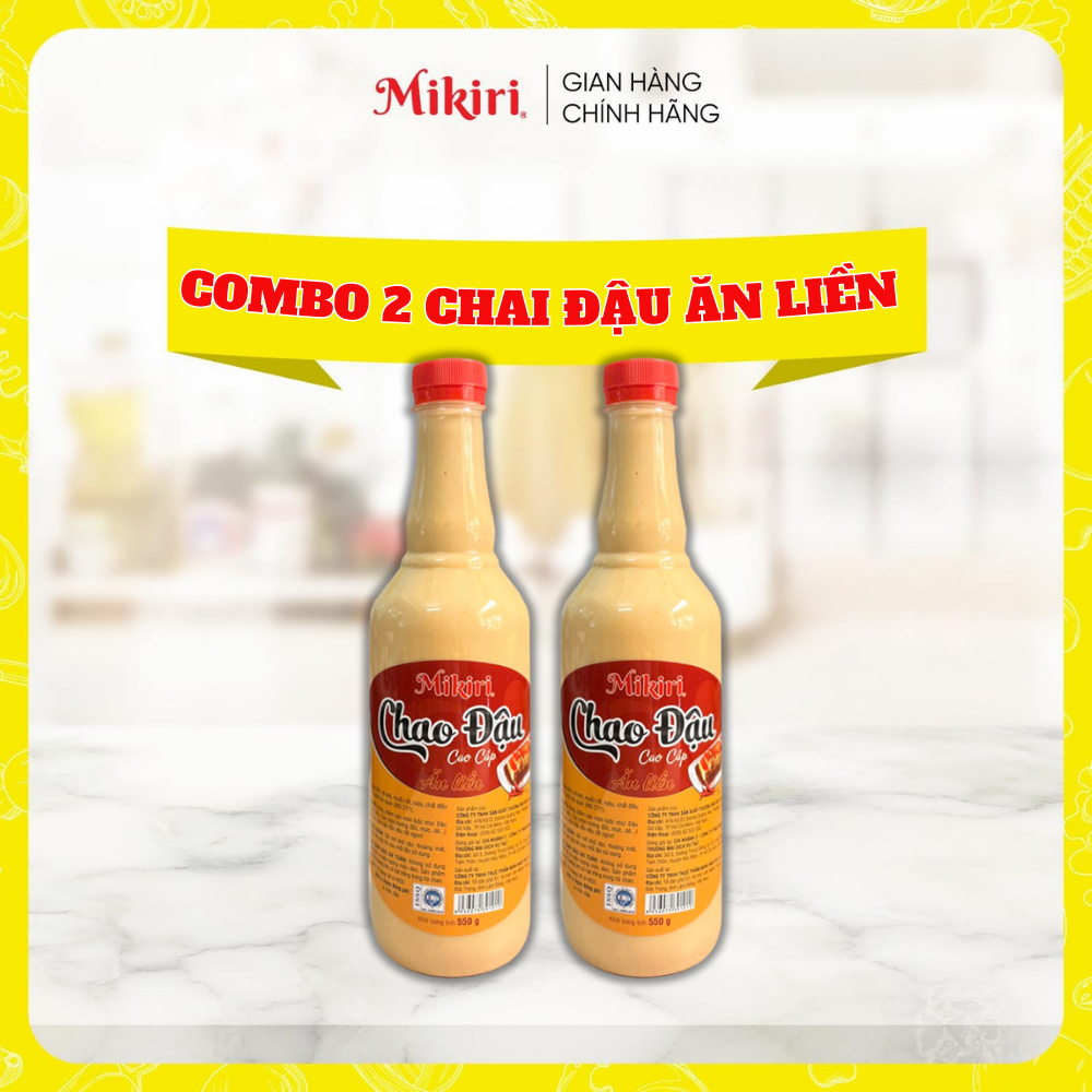 Combo lựa chọn - Chao đậu ăn liền Mikiri 550g - Gia vị cho món ăn thêm ngon