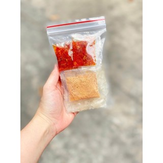   100gr  Bánh tráng dẻo sợi phơi sương Sate Ớt rim muối nhuyễn 