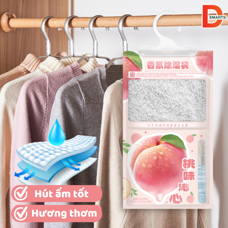 Túi Hút Ẩm 2 Trong 1 Siêu Thấm Hút Chống Mốc