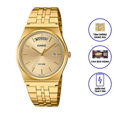 Đồng Hồ Nam Dây Kim Loại Chính Hãng Casio MTP-B146G-9A