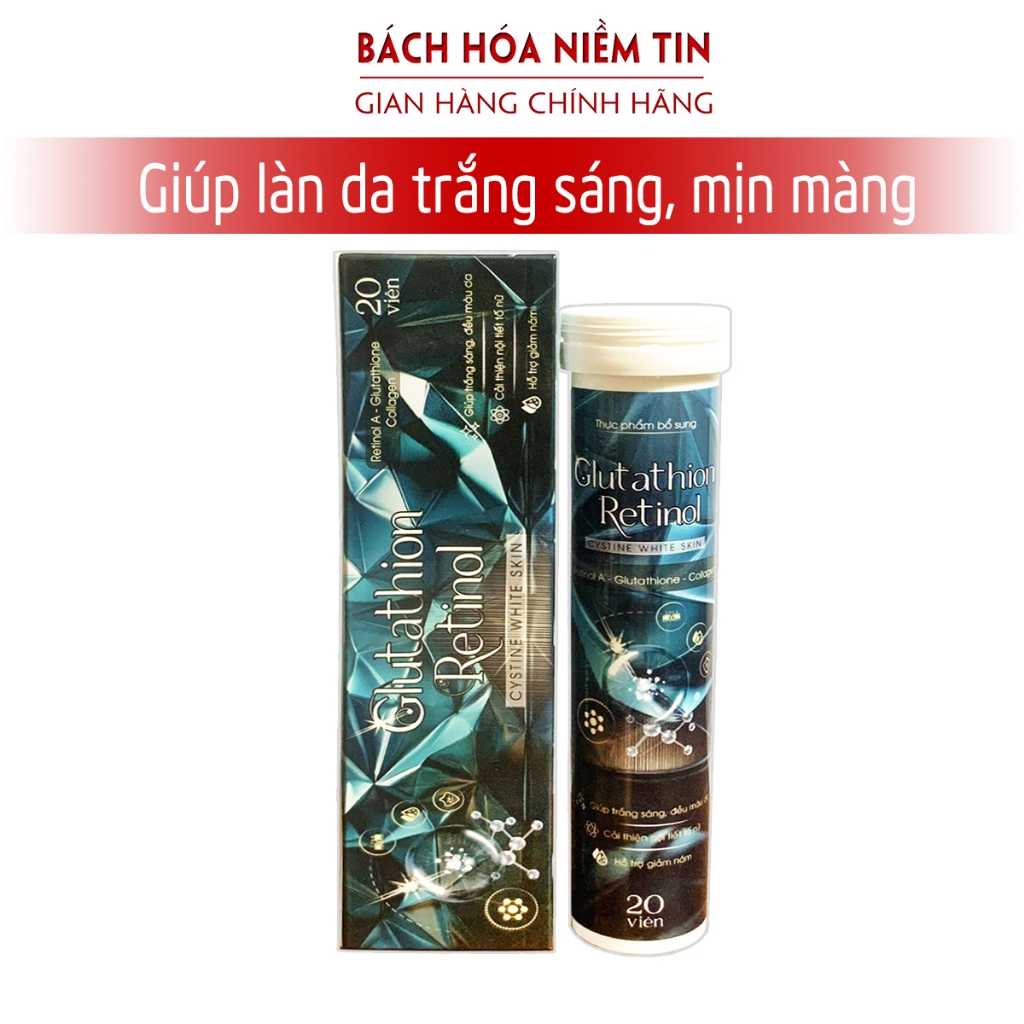 Viên sủi  Retinol - Hộp 20 viên