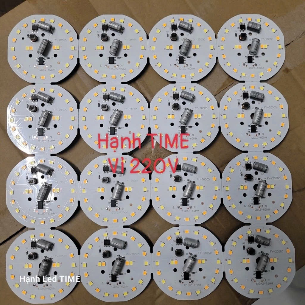 Vỉ led liền nguồn dùng thay thế cho đèn âm trần 7w 9w 12w đổi 3 mầu 220V