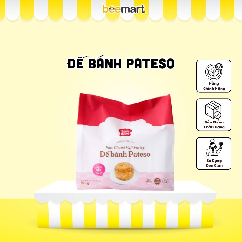 Đế Bánh PATESO 40 Chiếc - Đế bánh sẵn làm bánh Pateso mặn,ngọt