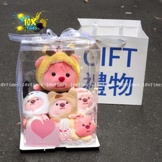 Set quà tặng sinh nhật, Valentine, Noel, ngày lễ cho nam và nữ có gấu bông gấu dâu losto 10xtimes