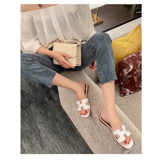 Dép Lê Nữ Chữ H Da Mịn Cao Cấp Thời Trang 4 Màu Sang Trọng