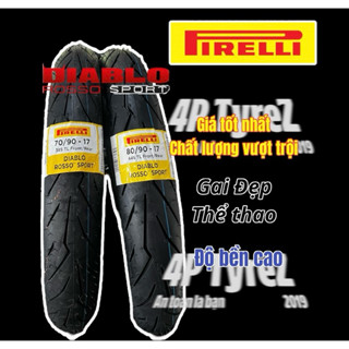 [4PTYREZ] [SIÊU RẺ] Vỏ (lốp) PIRELLI Diablo Rosso Sport