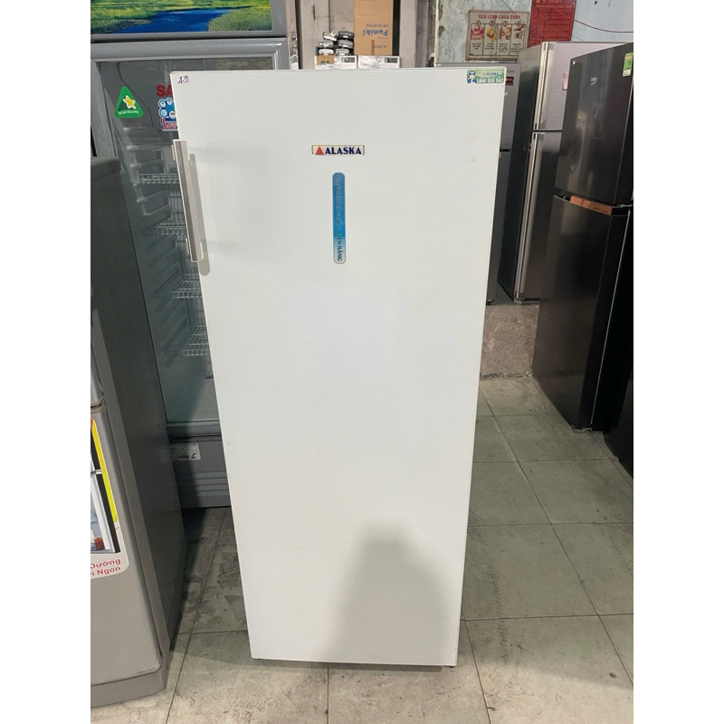 Thanh lý tủ đông đứng Alaska 210 lít 90% chỉ giao HCM, Long An, Bình Dương, Biên Hoà Đồng Nai chat trước khi đặt