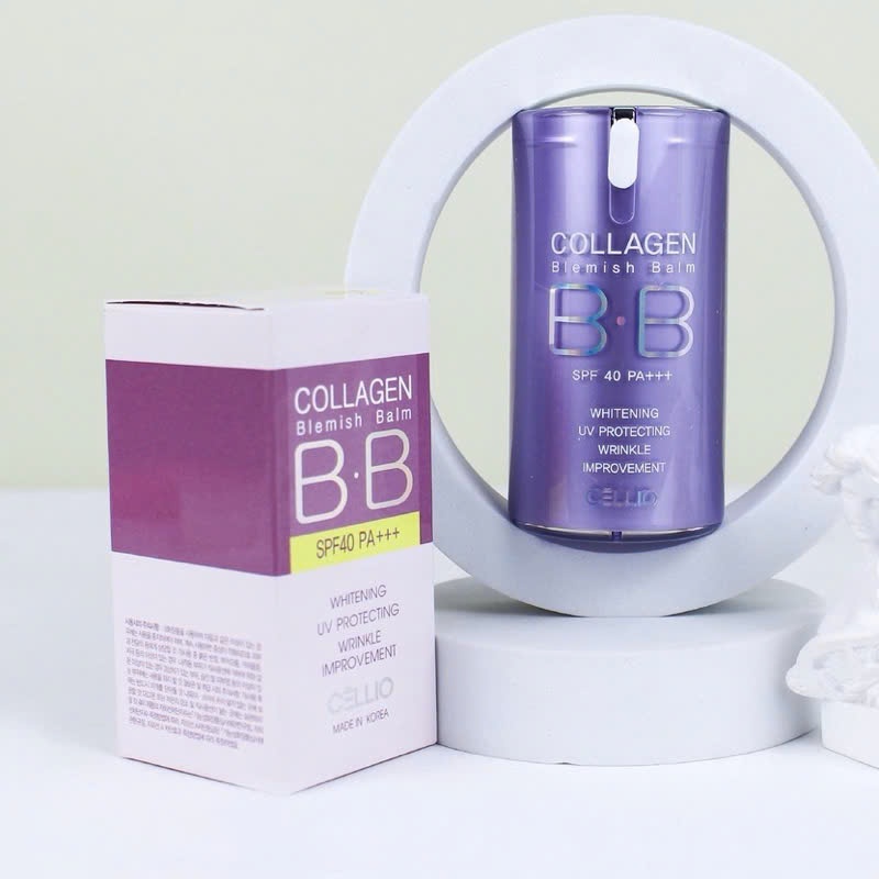 Kem Nền Collagen Cellio Blemish Balm BB 40ml #21