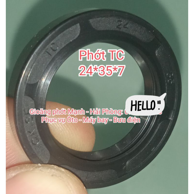 Phớt TC 24*35*7 , 24x35x7
