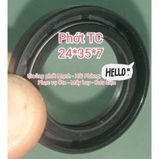 Phớt TC 24*35*7 , 24x35x7