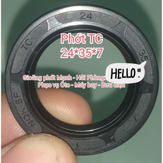 Phớt TC 24*35*7 , 24x35x7