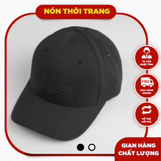 Mũ lưỡi trai cá sấu trắng đen logo thêu tệp màu nón xukacapbeauty