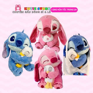THÚ BÔNG STITCH ÔM VỊT DONALD [HÀNG CÓ SẴN] CỰC XINH XẮN