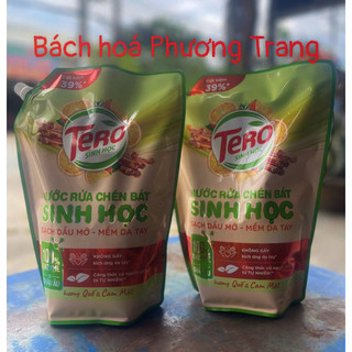    SIÊU RẺ   nước rửa chén sinh học Tero túi lớn siêu tiết kiệm 1,8kg 