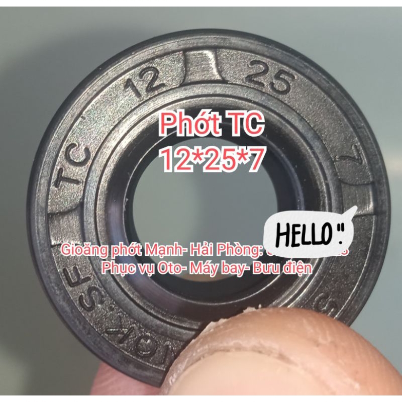 Phớt 12x25x7, 12*25*7