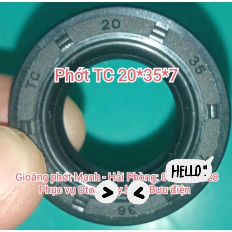 Phớt 20*35*7, 20x35x7