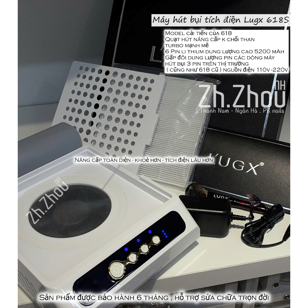 Máy hút bụi tích điện Lugx 618s