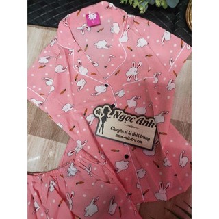 Bộ pijama đùi lụa mango