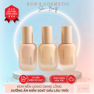 Kem Nền UODO Dạng Lỏng Dưỡng Ẩm Kiểm Soát Dầu Lâu Trôi Suốt 12 Giờ 30g