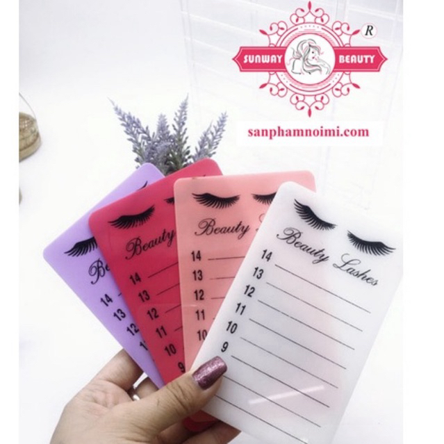 Đế mica dán line mi/ Dụng cụ làm mi