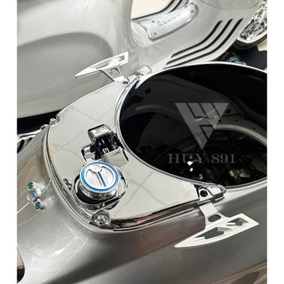 Nắp đậy bình xăng xi Iget Chrome cho xe Vespa Sprint, Primavera