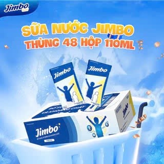 Sữa Nước Tăng Cân Jimbo Gold 110ML Thùng 48 Hộp Pha Sẵn Cho Trẻ Từ 2 Đến 18 Tuổi