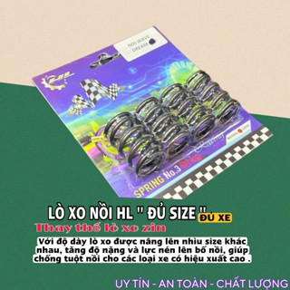 Lò xo đầu và lò xo nồi CKHL hệ xe Wave, Dream đủ thông số
