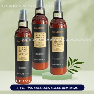 (CHÍNH HÃNG) Xịt dưỡng tóc siêu mềm mượt, phục hồi tóc COLLAGEN Hair Repair Essence Lotion Caluo.Ber 300ml