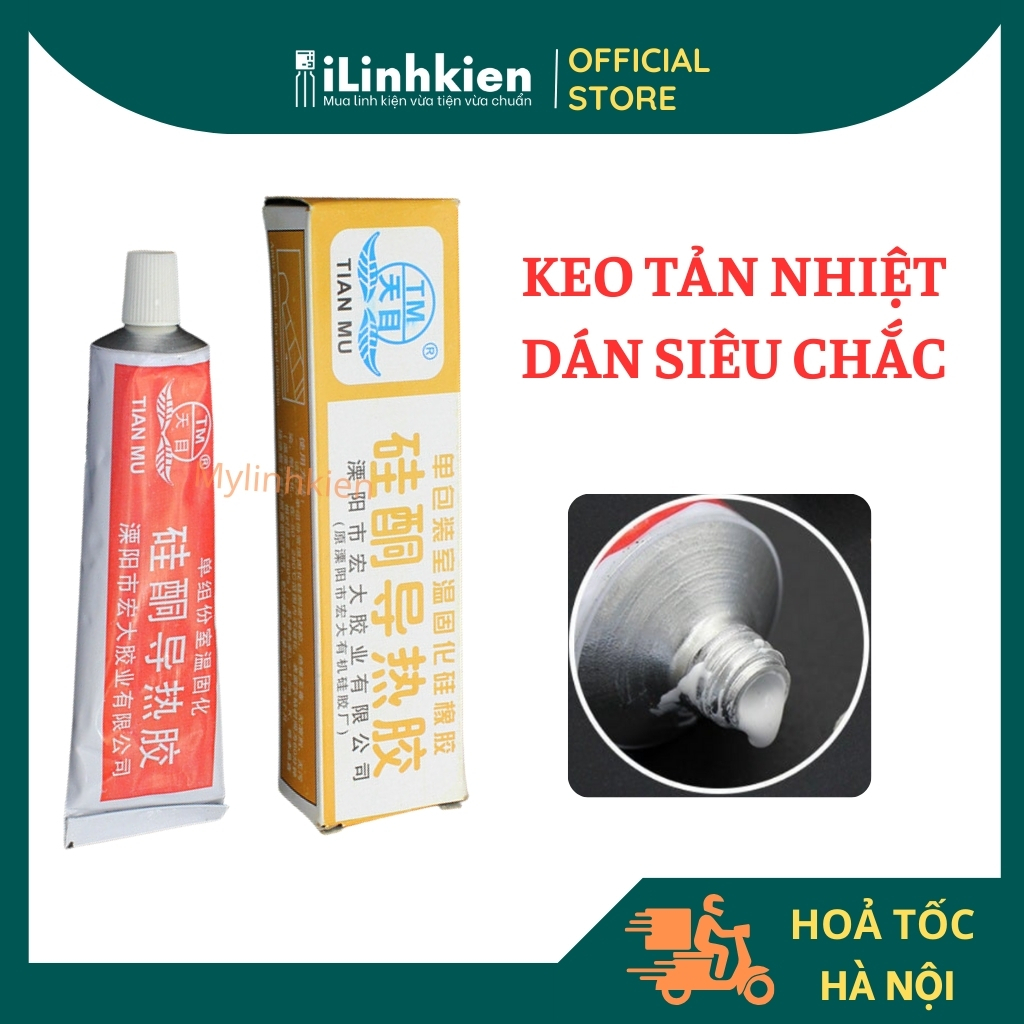 Keo tản nhiệt dán được bảo vệ bo mạch, chống ẩm, cách điện chịu nhiệt tốt.