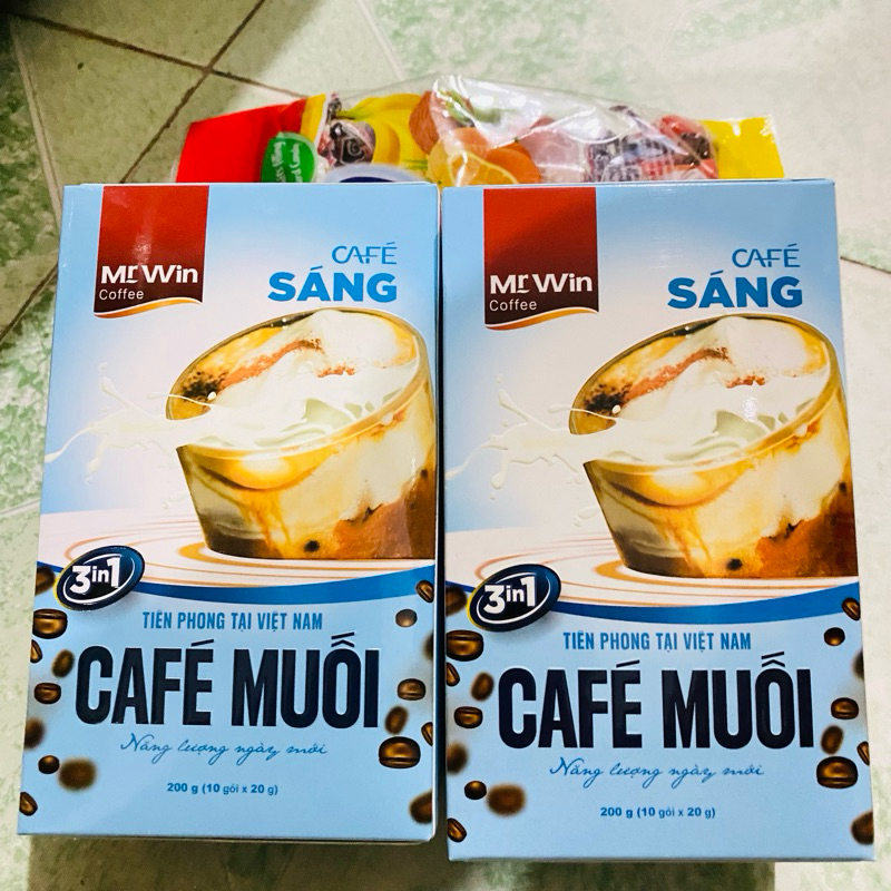Cà phê muối MrWin, Cà phê sáng Mr.Win Sữa Dừa 200g
