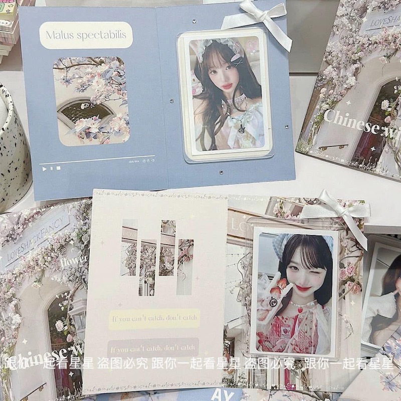 [14x20] SET 4 BÌA GẬP GÓI CARD NHIỀU MẪU (kèm túi bóng kính 11x15)