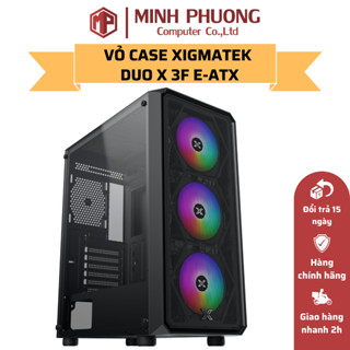 Vỏ Case Máy Tính XIGMATEK DUO X 3F Hỗ Trợ Main E-ATX