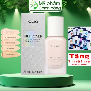 Kem Nền Clio Kill Cover Founwear Foundation The Original 35Ml Đủ Tone