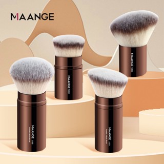 Cọ trang điểm dạng ống nhôm cao cấp MAANGE có nắp đậy, cọ trang điểm má hồng, kem nền cầm tay 51980